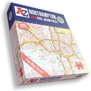 ALL JIGSAW PUZZLES A-Z Map Of Northampton ALL JIGSAW PUZZLES A-Z Map Of Northampton