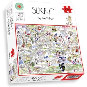ALL JIGSAW PUZZLES - Map Of Surrey - 1000 Piece - Puzzle ALL JIGSAW PUZZLES - Map Of Surrey - 1000 Piece - Puzzle