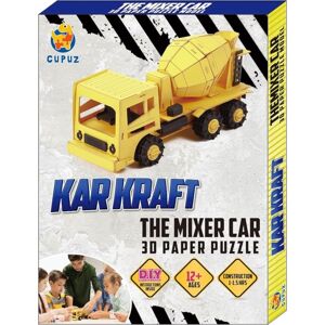GO ON MAKE ME Mixer Truck Card Puzzle GO ON MAKE ME Mixer Truck Card Puzzle