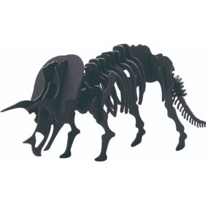 GO ON MAKE ME Triceratops Skeleton Card Puzzle GO ON MAKE ME Triceratops Skeleton Card Puzzle
