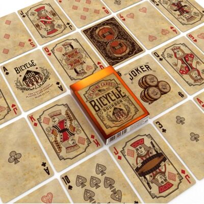 Bicycle Bourbon Playing Cards - Poker Size - 56 Cards Bicycle Bourbon Playing Cards - Poker Size - 56 Cards