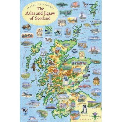 Birlinn Atlas And Jigsaw Of Scotland Birlinn Atlas And Jigsaw Of Scotland