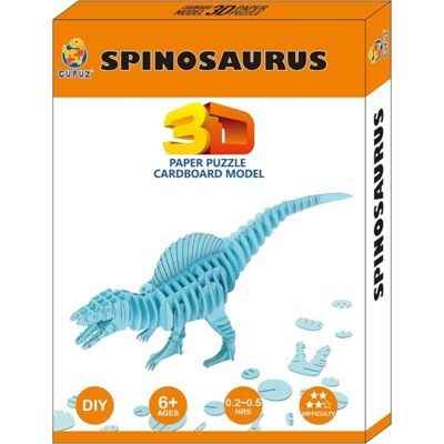GO ON MAKE ME Spinosaurus Card Puzzle GO ON MAKE ME Spinosaurus Card Puzzle