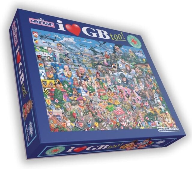 ALL JIGSAW PUZZLES I Love Gb Too - 1000 Piece Puzzle