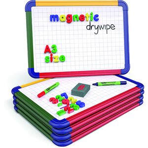 Show-Me Magnetic Whiteboard A3 Gridded (Pack Of 5) Mba3/5