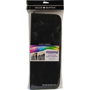 Daler-rowney - Daler Rowney 10 Long Handle Acrylic and Oil Brushes in Zip Case
