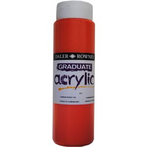 Daler-rowney - Daler Rowney 123500619 Graduate Acrylic Paint 500ml Cadmium Orange Hue