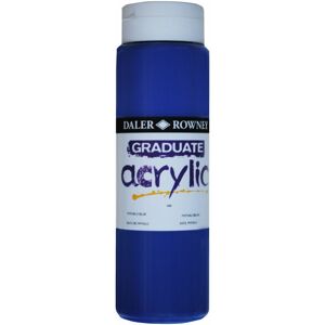 Daler-rowney - Daler Rowney 123500143 Graduate Acrylic Paint 500ml Phthalo Blue