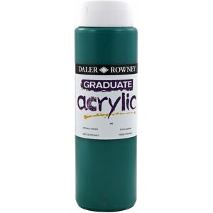 Daler-rowney - Daler Rowney 123500386 Graduate Acrylic Paint 500ml Phthalo Green