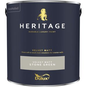 Dulux Heritage - Velvet Matt - 2.5L - Stone Green - Stone Green