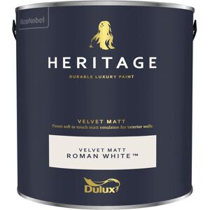 Dulux Heritage Velvet Matt - 2.5L - Roman White - Roman White