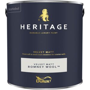 Dulux Heritage - Velvet Matt - 2.5L - Romney Wool - Romney Wool