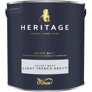 Dulux Heritage Velvet Matt - 2.5L - Light French Grey - Light French Grey