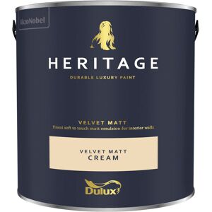 Dulux Heritage - Velvet Matt - 2.5L - Cream - Cream