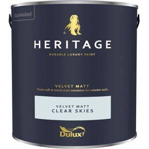 Dulux Heritage - Velvet Matt - 2.5L - Clear Skies - Clear Skies