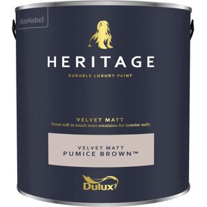 Dulux Heritage - Velvet Matt - 2.5L - Pumice Brown - Pumice Brown