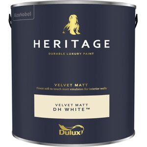 Dulux Heritage Velvet Matt - 2.5L - DH White - DH White