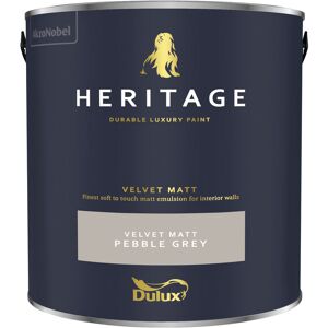 Dulux Heritage - Velvet Matt - 2.5L - Pebble Grey - Pebble Grey