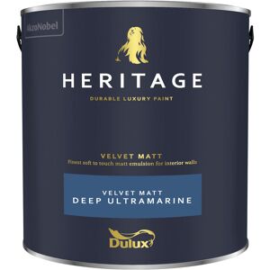 Dulux Heritage - Velvet Matt - 2.5L - Deep Ultramarine - Deep Ultramarine