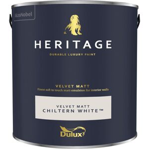 Dulux Heritage Velvet Matt - 2.5L - Chiltern White - Chiltern White