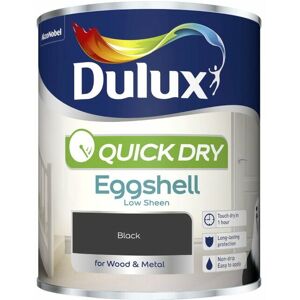 Dulux Retail - Dulux Quick Dry Eggshell - Black - 750ml - Black