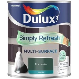 Dulux Retail - Dulux Simply Refresh Multi-Surface Eggshell Paint - Pine Needle - 750ml - Pine Needle