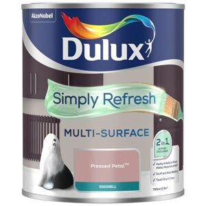 Dulux Retail - Dulux Simply Refresh Multi-Surface Eggshell Paint - Pressed Petal - 750ml - Pressed Petal