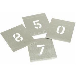 Stencils - Set of Zinc Figures 6in STNF6