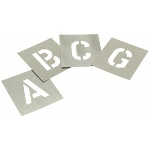 Stencils - Set of Zinc Letters 4in STNL4