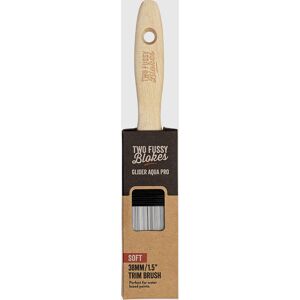 Two Fussy Blokes Glider Aqua Pro Soft Trim Paint Brush - 1.5 (38mm)