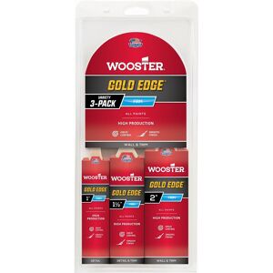 Wooster - Gold Edge - Varnish Paint Brush - Pack of 3