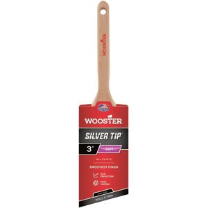 Wooster - Silver Tip - Semi-Oval Angle Sash - Wall and Trim Paint Brush - 3 Inch