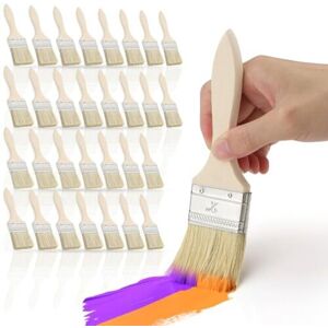 ODIPIE 30-piece 50mm paintbrush set, flat brushes, wide varnish brushes, wood brushes, paintbrushes for paints, varnishes, painting supplies, staining, ODIPIE 30-piece 50mm paintbrush set, flat brushes, wide varnish brushes, wood brushes, paintbrushes for paints, varnishes, painting supplies, staining,