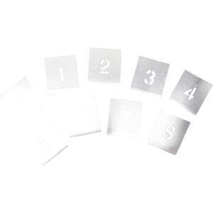 TBC Set of Zinc Stencils - Figures 1in Walleted TBC Set of Zinc Stencils - Figures 1in Walleted
