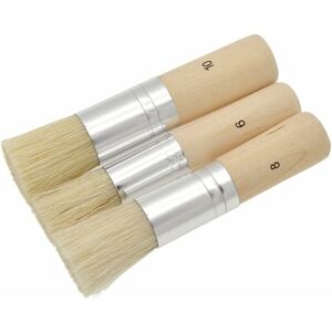Briday - Stencil Brush Set, Pure Natural Bristle diy Art Craft Painting Brush Briday - Stencil Brush Set, Pure Natural Bristle diy Art Craft Painting Brush