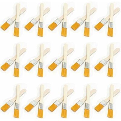 SNQ 30 Flat Bristle Paintbrushes with Wooden Handles, Wooden Paintbrushes, Paintbrushes for Walls, Paintbrush SNQ 30 Flat Bristle Paintbrushes with Wooden Handles, Wooden Paintbrushes, Paintbrushes for Walls, Paintbrush