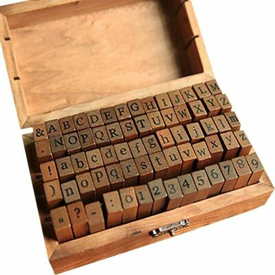 LANGRAY Alphabet Stamp Set, 70 Piece Stamp Set, Alphabet Letter Stamps, Alphabet Letter Numbers Set, With Storage Box, Letter Number Icon, For Arts, Crafts LANGRAY Alphabet Stamp Set, 70 Piece Stamp Set, Alphabet Letter Stamps, Alphabet Letter Numbers Set, With Storage Box, Letter Number Icon, For Arts, Crafts