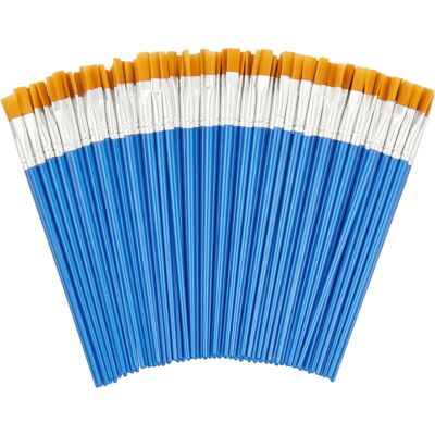 RELAXDAYS Paintbrush Set 100 Flat Brushes for Artists - Acrylic, Oil, Watercolor RELAXDAYS Paintbrush Set 100 Flat Brushes for Artists - Acrylic, Oil, Watercolor
