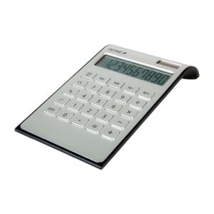 DD400 10 Digit Desktop Calculato Silve - Silver - Genie