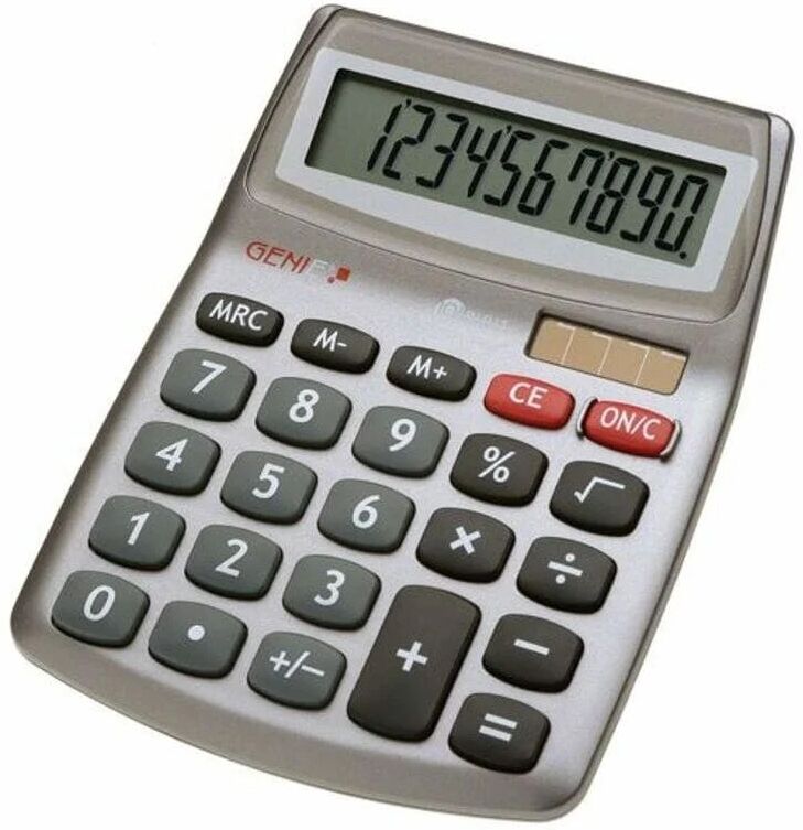 Valuex - 540 10 Digit Desktop Calculato Silve