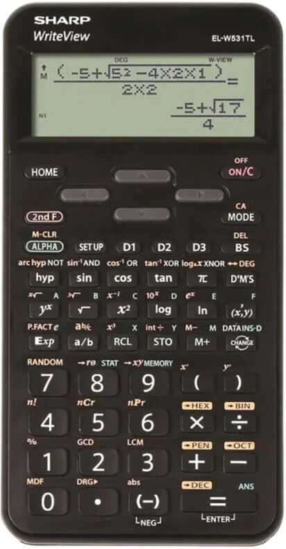 Sharp - ELW531B Scientific Calculator - Black