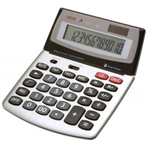 Valuex - 560T 12 Digit Desktop Calculato Silve