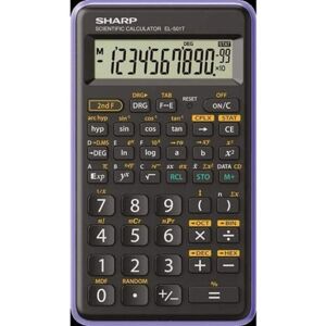 EL501 Scientific Calculator Black/Purple - Sharp EL501 Scientific Calculator Black/Purple - Sharp