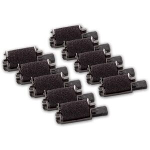 Vhbw - 10x Ink Roller Black compatible with Texas Instruments ti 5035 ii, ti 5035 Cash Register, Calculator Vhbw - 10x Ink Roller Black compatible with Texas Instruments ti 5035 ii, ti 5035 Cash Register, Calculator