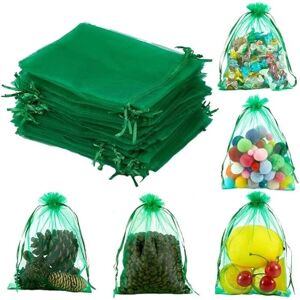 Groofoo - 100pcs 20x30cm Bird and Insect Protection Tulle Bags for Plants, Fine Tulle Gift Bags for Green Cosmetics