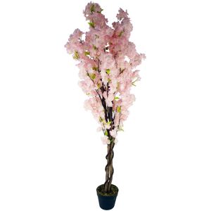 Leaf 150cm Artificial Pink Blossom Tree