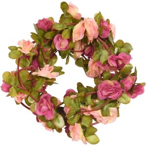 Vidaxl - Artificial Flower Garlands 6 pcs Rose Red 250 cm Pink