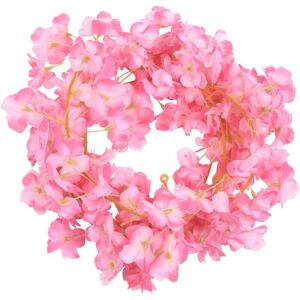 Vidaxl - Artificial Flower Garlands 6 pcs Dark Pink 180 cm Pink