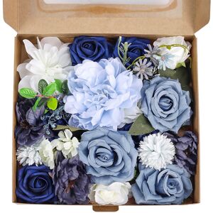 LIVINGANDHOME Valentine Day Wedding Artificial Flower Gift Box