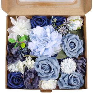 LIVINGANDHOME Valentine Day Wedding Artificial Flower Gift Box LIVINGANDHOME Valentine Day Wedding Artificial Flower Gift Box